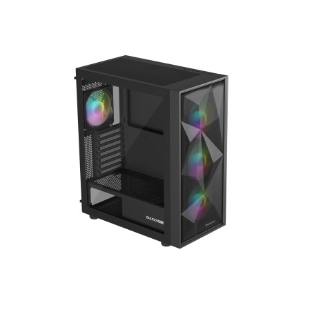 Počítačová skriňa Genesis DIAXID 605 ARGB/Midi Tower/Transpar./Čierna