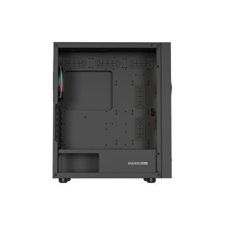 Počítačová skriňa Genesis DIAXID 605 ARGB/Midi Tower/Transpar./Čierna