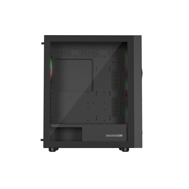 Počítačová skriňa Genesis DIAXID 605 ARGB/Midi Tower/Transpar./Čierna