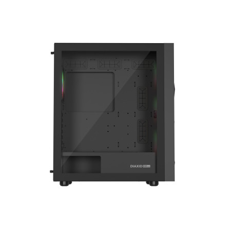 Počítačová skriňa Genesis DIAXID 605 ARGB/Midi Tower/Transpar./Čierna