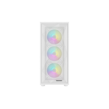 Počítačová skriňa Genesis DIAXID 605 ARGB/Midi Tower/Transpar./Biela
