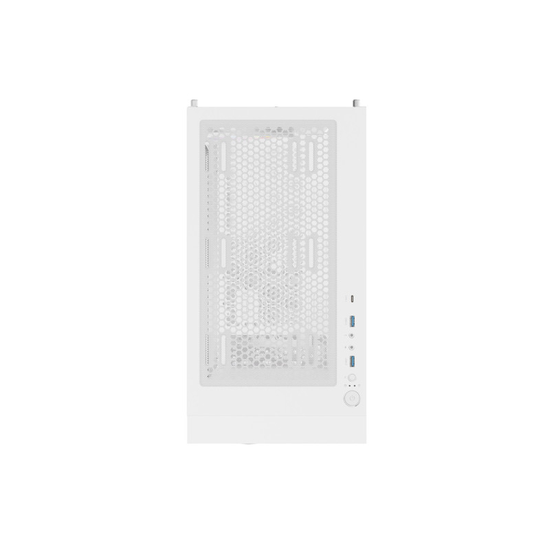 Počítačová skriňa Genesis DIAXID 605 ARGB/Midi Tower/Transpar./Biela