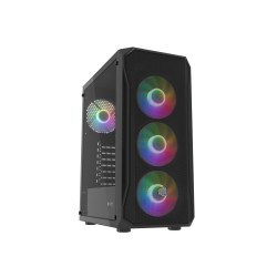 PC skriňa Fury SHOBO/Midi Tower/Transpar./Čierna