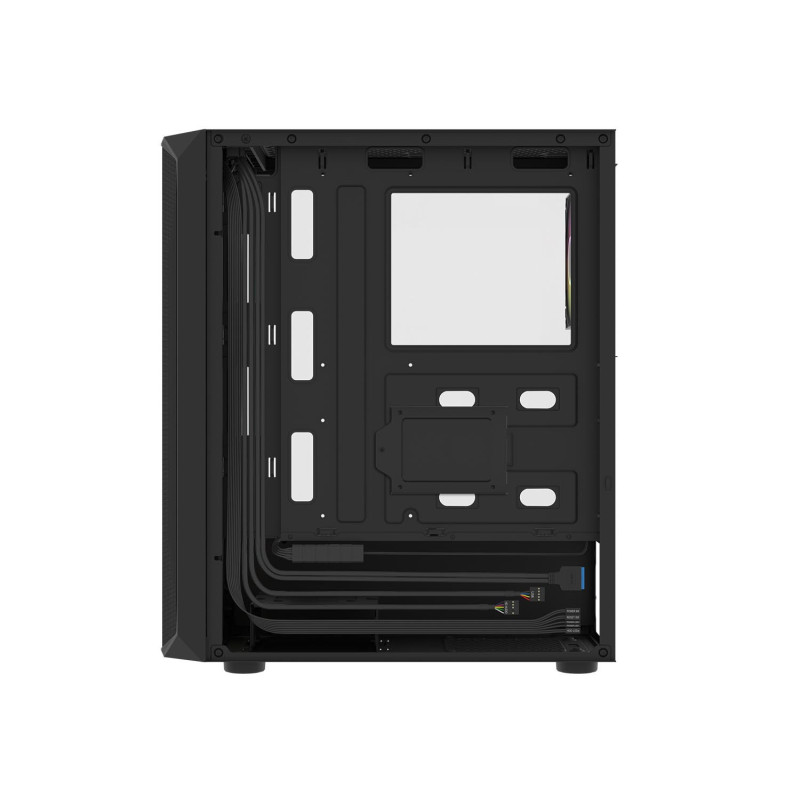 PC skriňa Fury SHOBO/Midi Tower/Transpar./Čierna