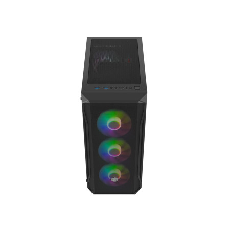 PC skriňa Fury SHOBO/Midi Tower/Transpar./Čierna