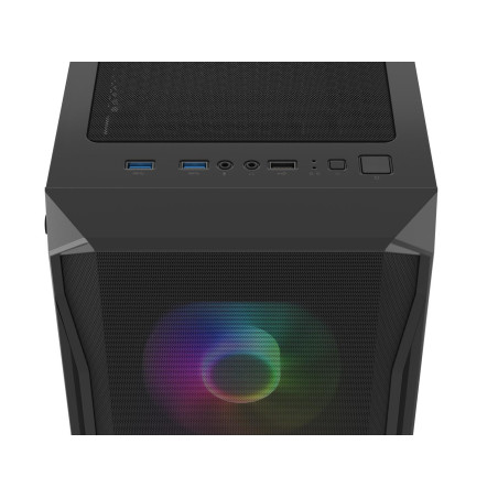 PC skriňa Fury SHOBO/Midi Tower/Transpar./Čierna