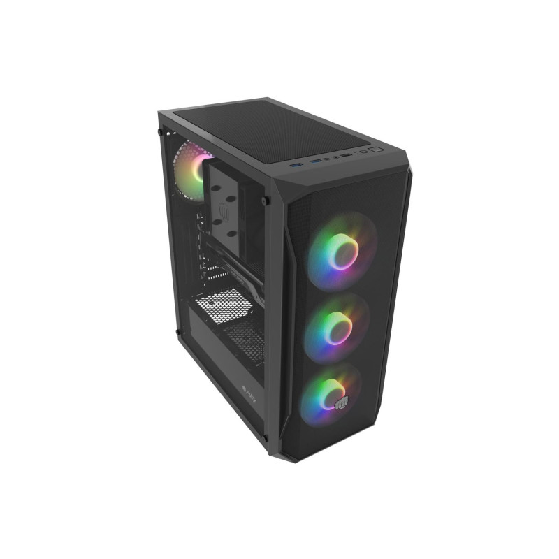 PC skriňa Fury SHOBO/Midi Tower/Transpar./Čierna