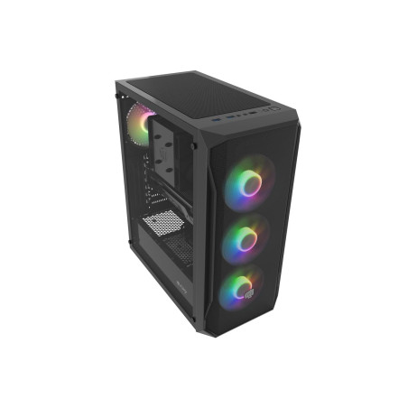 PC skriňa Fury SHOBO/Midi Tower/Transpar./Čierna