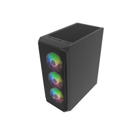 PC skriňa Fury SHOBO/Midi Tower/Transpar./Čierna