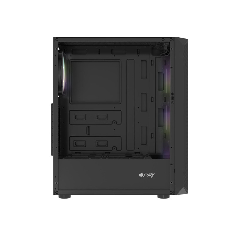 PC skriňa Fury SHOBO/Midi Tower/Transpar./Čierna