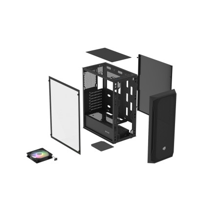 PC skriňa Fury SHOBO SH4 RGB Midi Tower, Window,