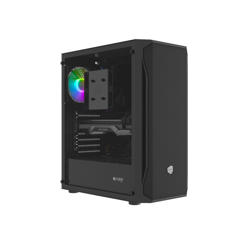 PC skriňa Fury SHOBO SH4 RGB Midi Tower, Window,