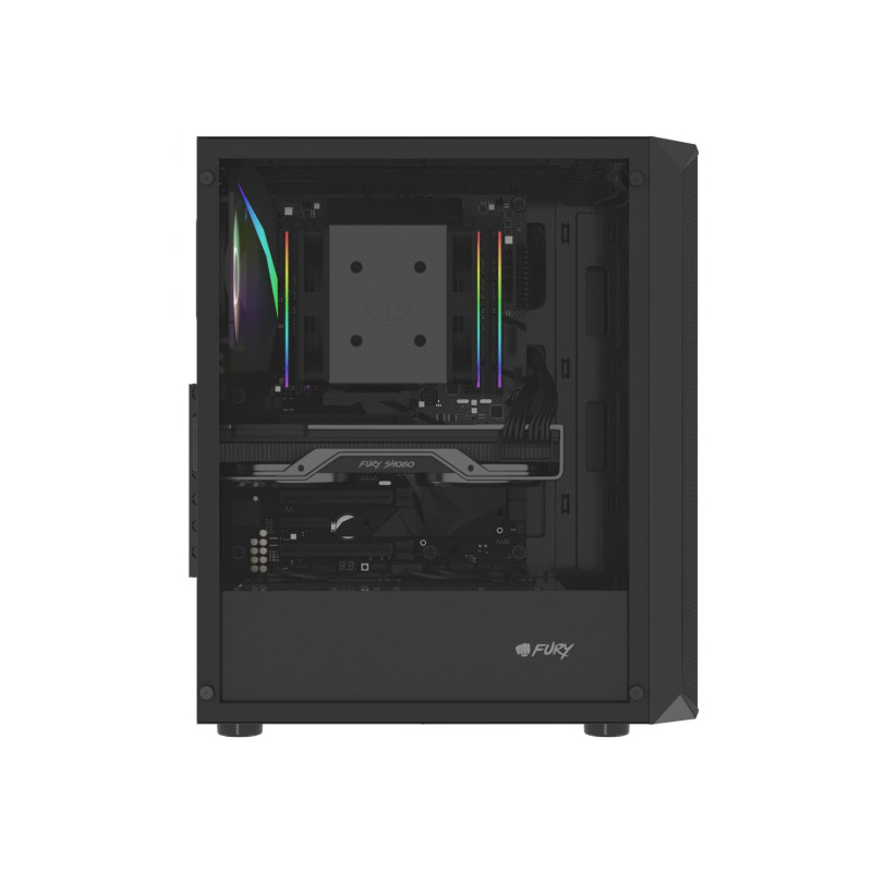 PC skriňa Fury SHOBO SH4 RGB Midi Tower, Window,