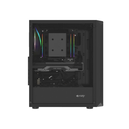 PC skriňa Fury SHOBO SH4 RGB Midi Tower, Window,