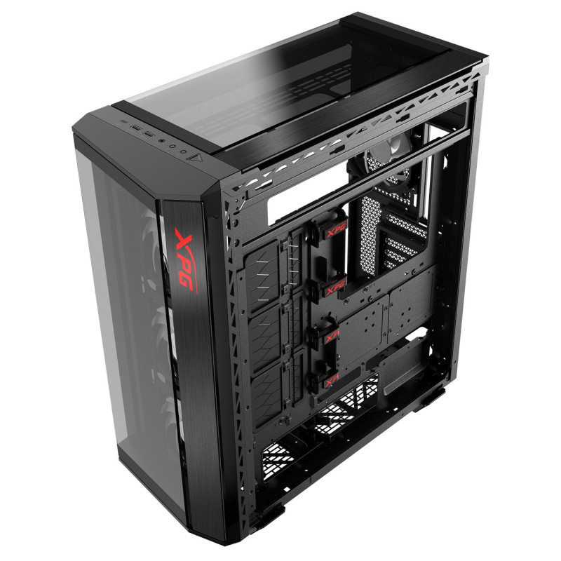 Adata XPG BATTLECRUISER II/Midi Tower/Transpar./Čierna