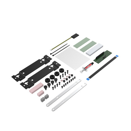 AKASA Plato RC/UCFF 4" x 4"/Čierna