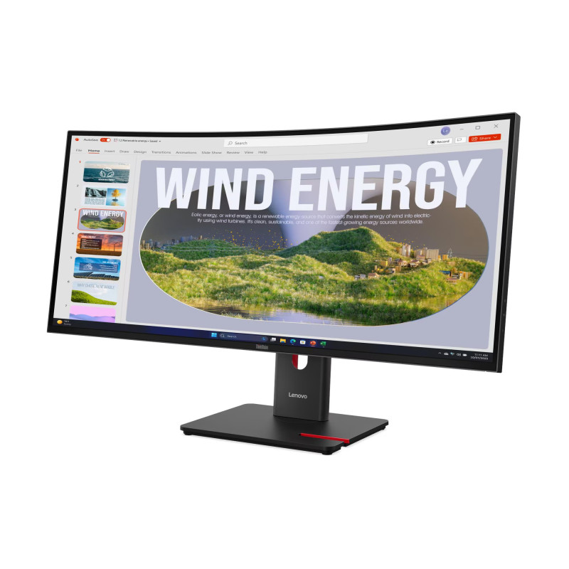 Lenovo ThinkVision/T34WD-40/34"/VA/wQHD/120Hz/4ms/Black/Čierna/3R