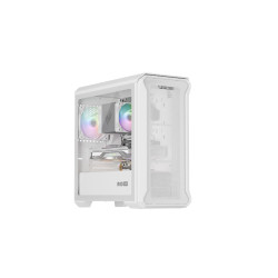 Počítačová skriňa Genesis IRID 503 ARGB LITE/Mini Tower/Transpar./Biela