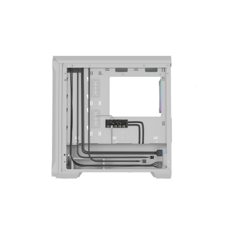 Počítačová skriňa Genesis IRID 503 ARGB LITE/Mini Tower/Transpar./Biela