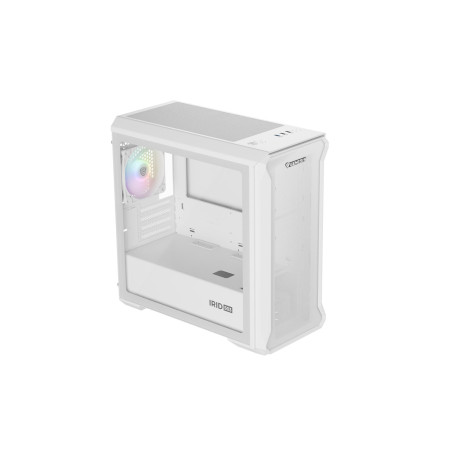 Počítačová skriňa Genesis IRID 503 ARGB LITE/Mini Tower/Transpar./Biela