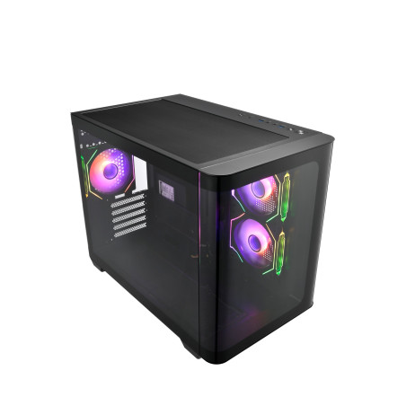 FSP S380-BA/Micro ATX/Transpar./Čierna