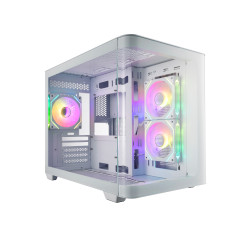 FSP S380-WA/Micro ATX/Transpar./Biela