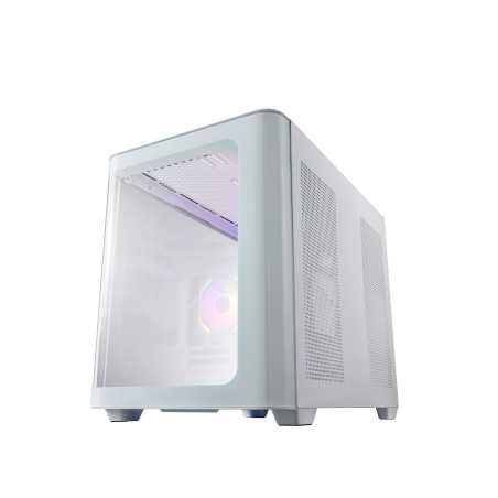 FSP S380-WA/Micro ATX/Transpar./Biela