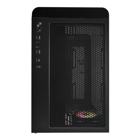 FSP M580-BA/Midi Tower/Transpar./Čierna