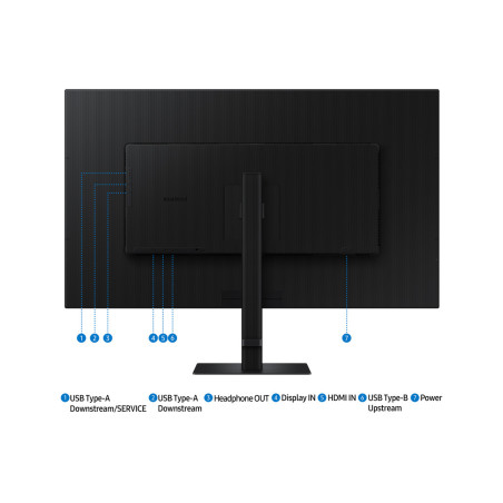 Samsung ViewFinity S8/LS37D800EAUXEN/37"/VA/4K UHD/60Hz/5ms/Black/3R