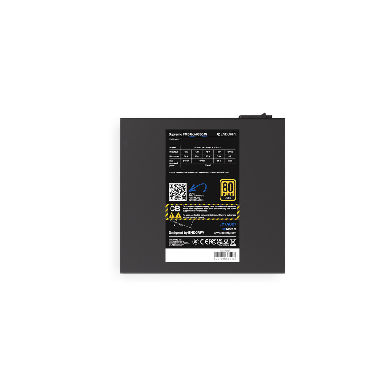 Endorfy Supremo FM5 Gold 650W 80+ zlato