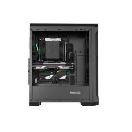 Počítačová skriňa Genesis IRID 505 ARGB V2/Midi Tower/Transpar./Čierna