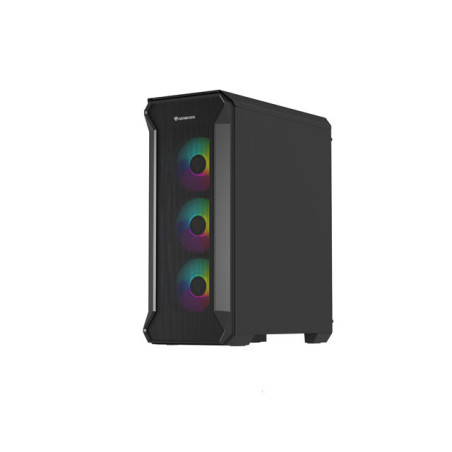 Počítačová skriňa Genesis IRID 505 ARGB V2/Midi Tower/Transpar./Čierna