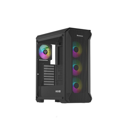 Počítačová skriňa Genesis IRID 505 ARGB V2/Midi Tower/Transpar./Čierna