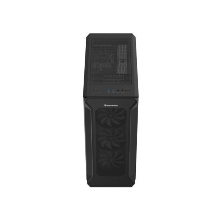 Počítačová skriňa Genesis IRID 505 ARGB V2/Midi Tower/Transpar./Čierna