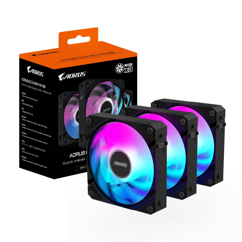 GIGABYTE AORUS EZ CHAIN ??FAN 120 (3-Pack)