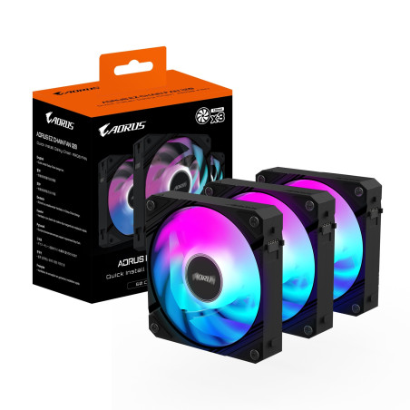 GIGABYTE AORUS EZ CHAIN ??FAN 120 (3-Pack)