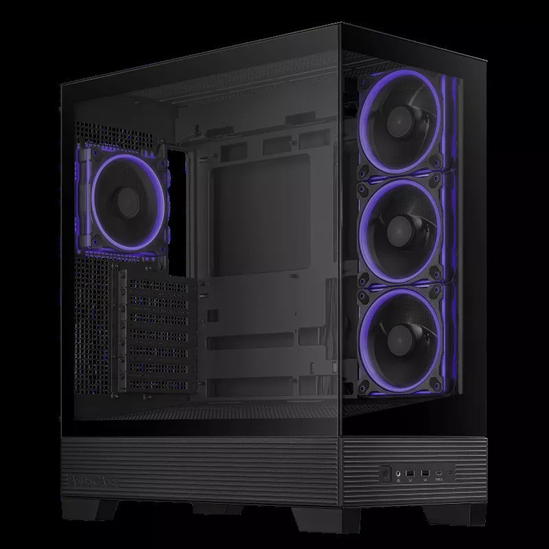 ASUS case A31 PLUS TG ARGB FANS čierna