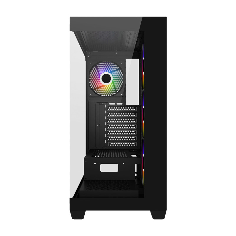 FSP M340-BA/Midi Tower/Transpar./Čierna