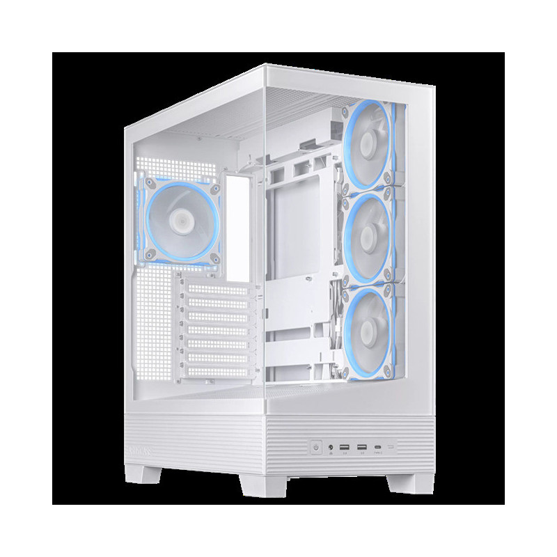 ASUS case A31 PLUS TG ARGB FANS white