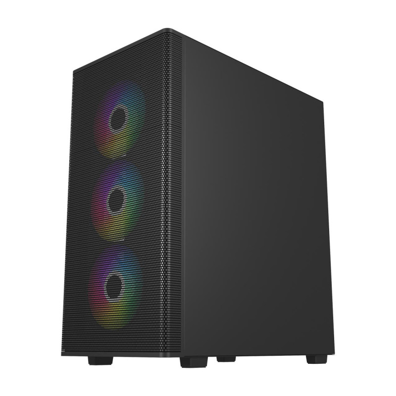 FSP M220/Midi Tower/Transpar./Čierna
