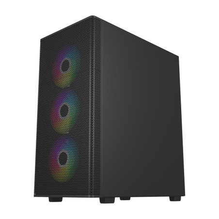 FSP M220/Midi Tower/Transpar./Čierna