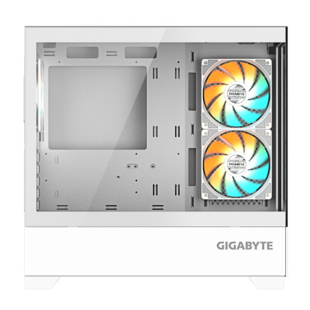 GIGABYTE C201 PANORAMIC ICE/Midi Tower/Transpar./Biela