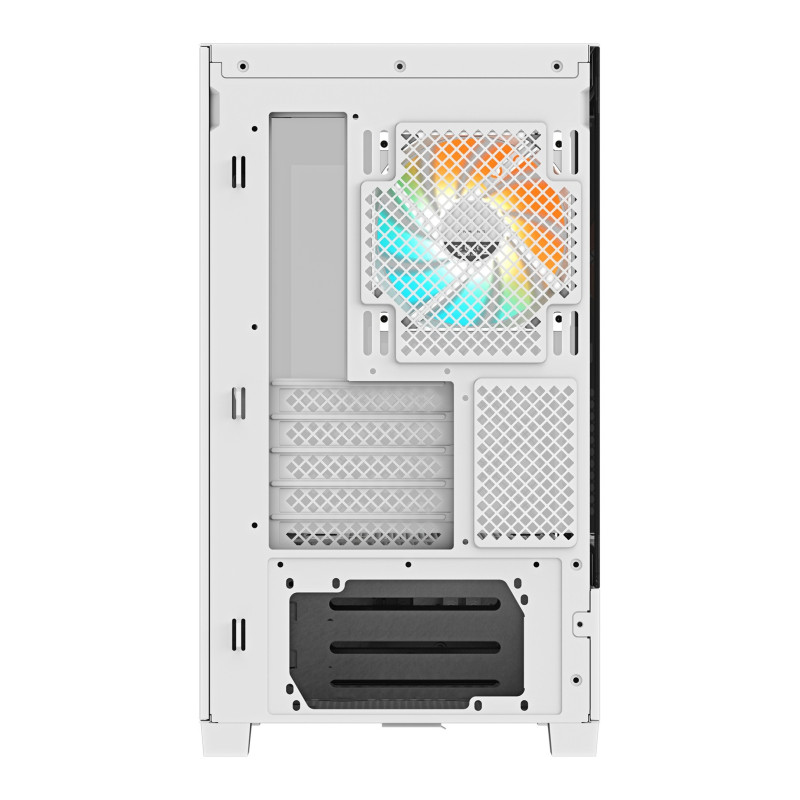 GIGABYTE C201 PANORAMIC ICE/Midi Tower/Transpar./Biela