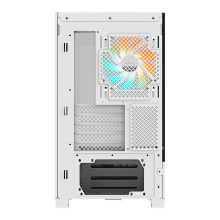 GIGABYTE C201 PANORAMIC ICE/Midi Tower/Transpar./Biela