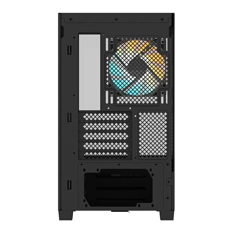 GIGABYTE C201 PANORAMIC/Midi Tower/Transpar./Čierna