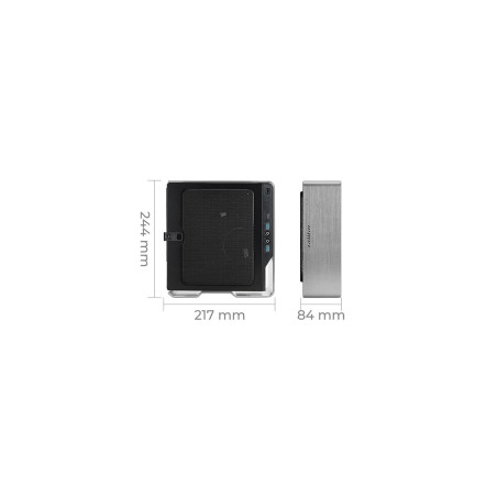 Skriňa In-Win Chopin MAX Silver, miniITX +200W GOLD