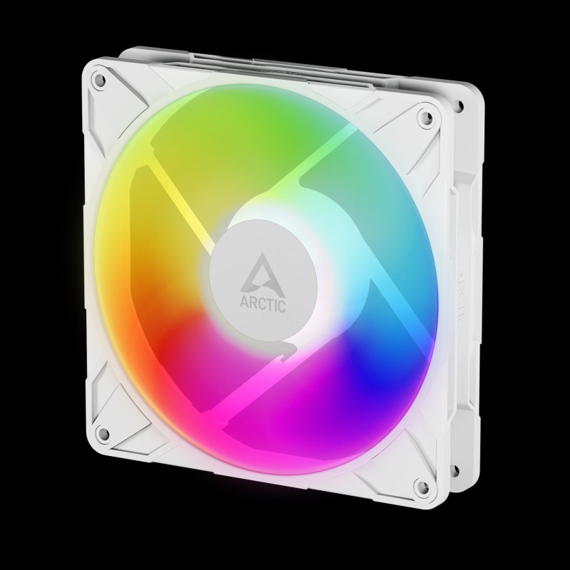 ARCTIC P14 Pro A-RGB (biela) - 140mm A-RGB PWM ventilátor s rozdeľovačom káblov