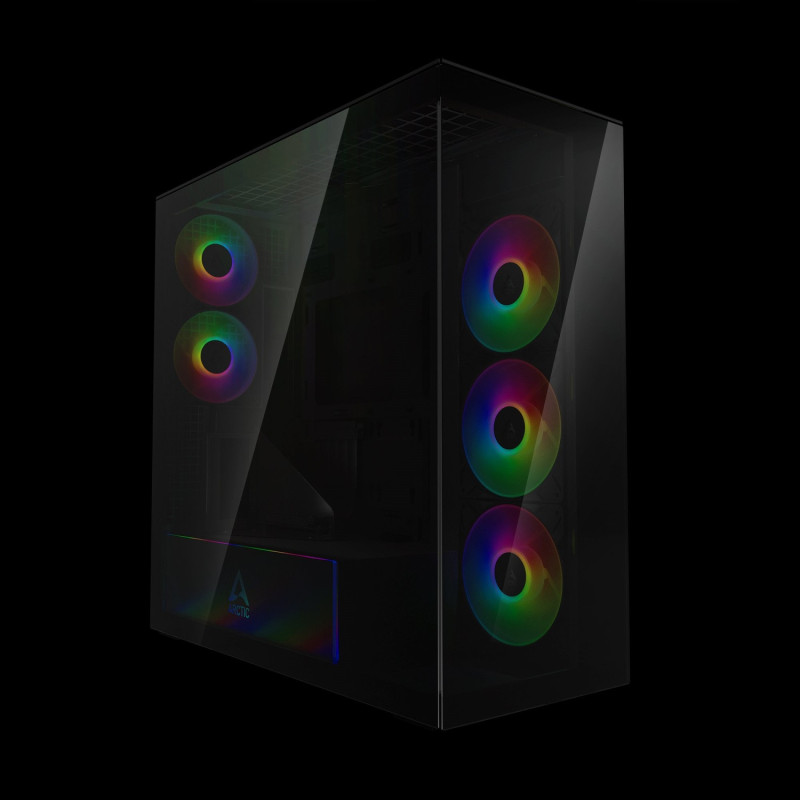 ARCTIC Xtender (Black) čierna window with GPU