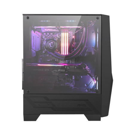 MSI MAG FORGE 100R/Midi Tower/Transpar./Čierna
