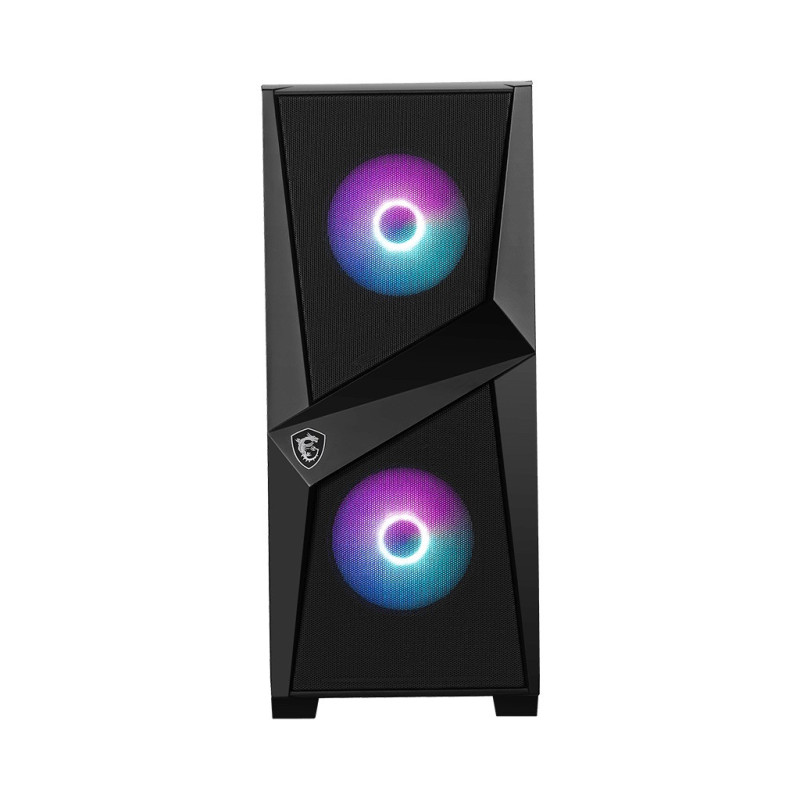 MSI MAG FORGE 100R/Midi Tower/Transpar./Čierna